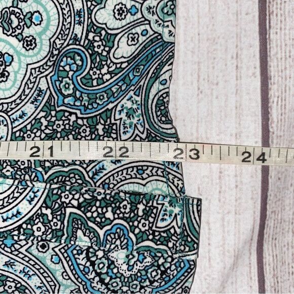 Notations petite paisley print button down blouse sz petite small - Picture 9 of 13